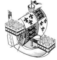 Каноэ и древний корабль из бумаги